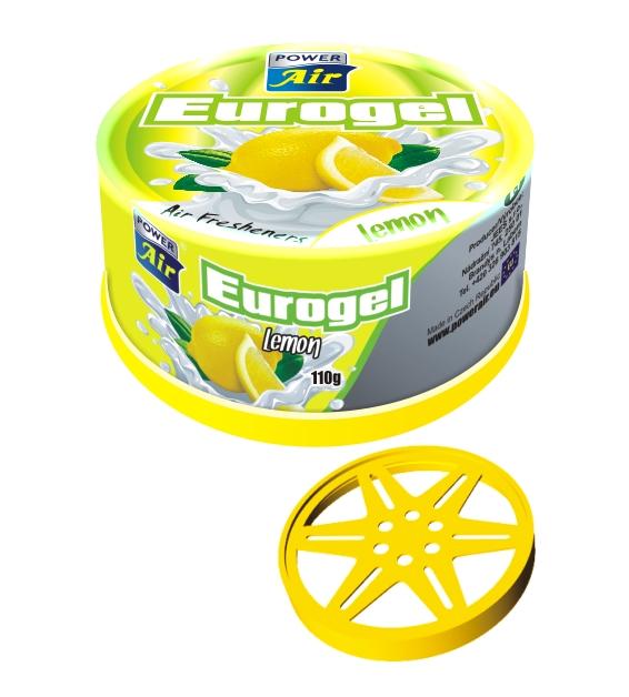 Power Air Eurogel osviežovač vzduchu Lemon