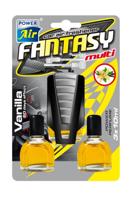 Power Air Fantasy Multi osviežovač vzduchu 3x10 ml Vanilla
