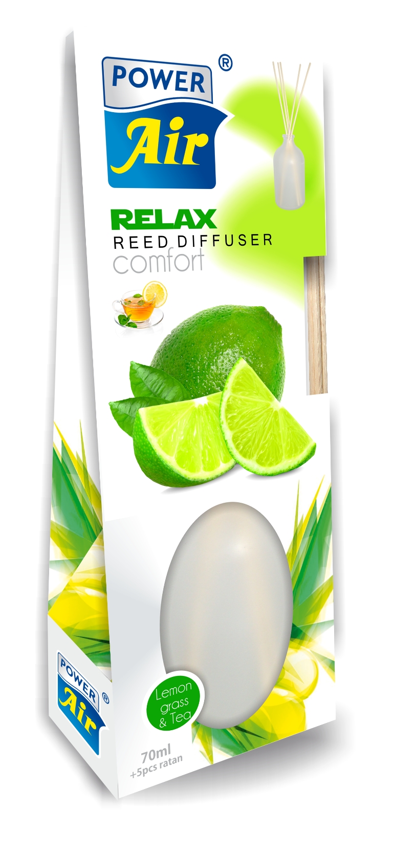Power Air Relax diffuser 70 ml Lemon gras & Tea