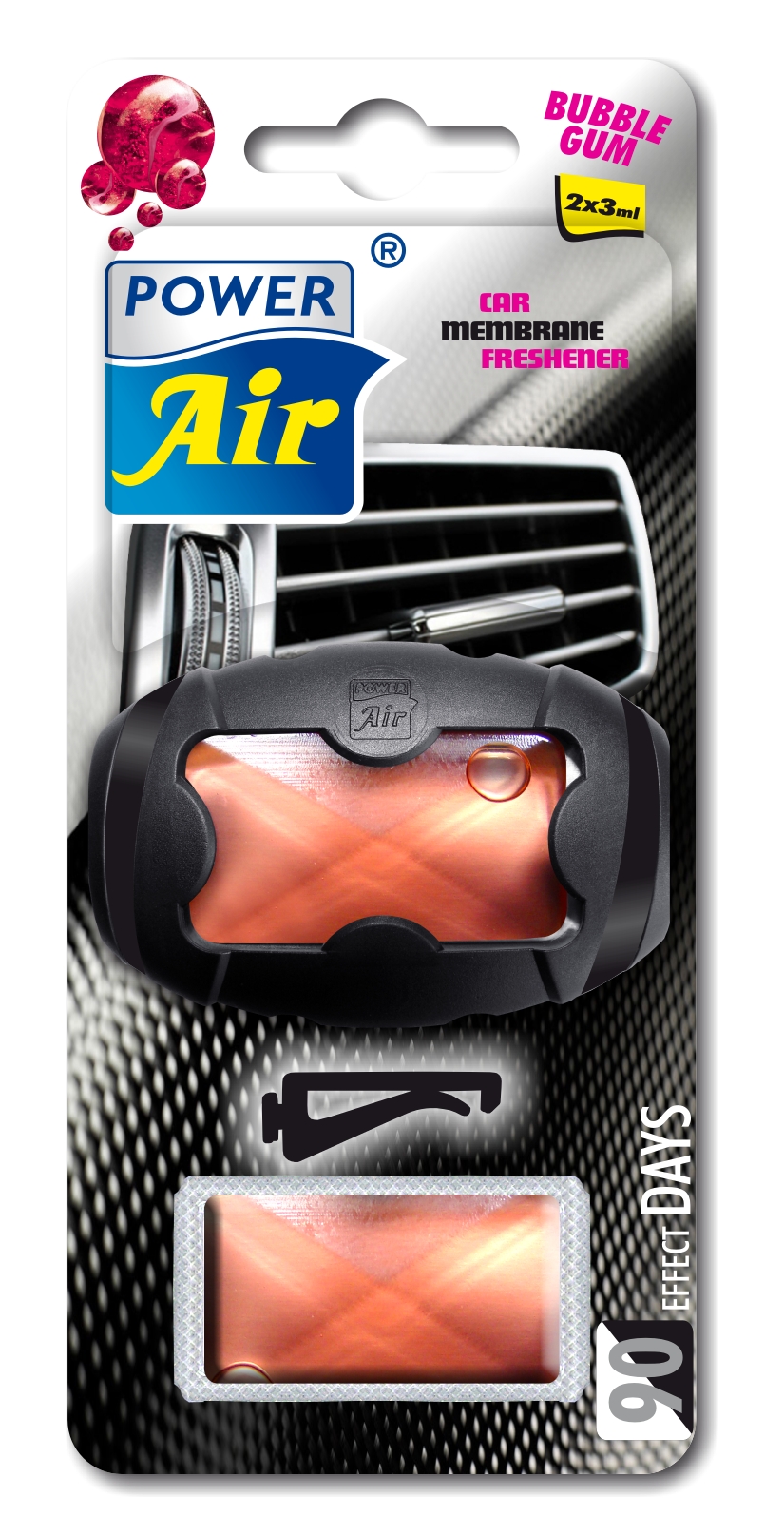 Power Air X-Ride osviežovač vzduchu Bubble Gum